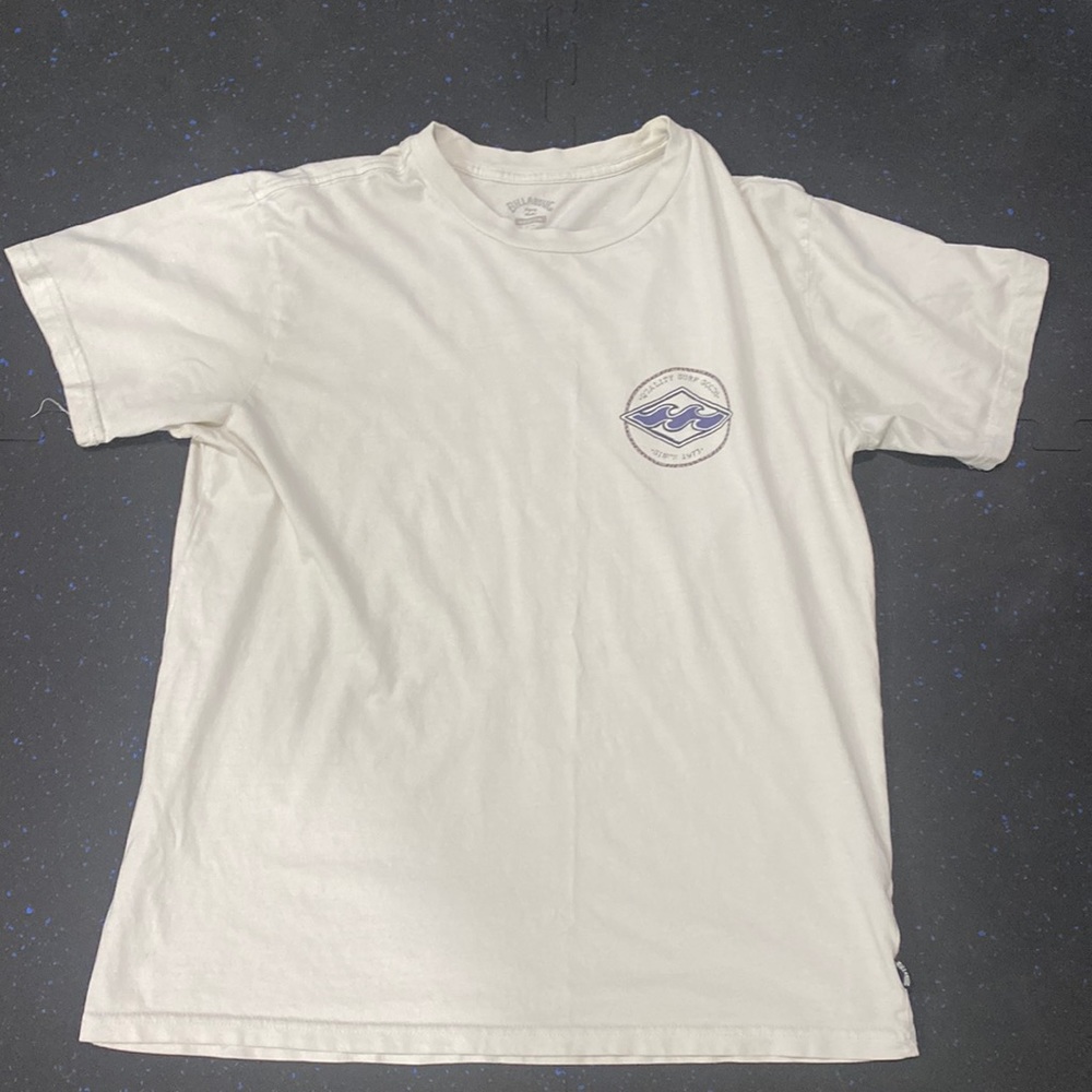 White billabong retro style tee